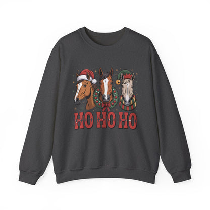 Ho Ho Ho Horse Crewneck Sweatshirt