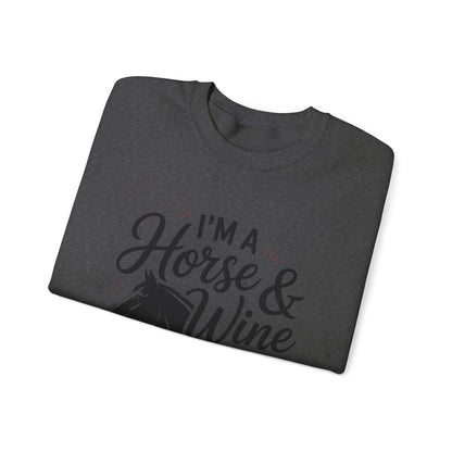 Horse & Wine Crewneck Sweatshirt