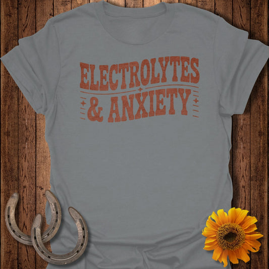 Electrolytes & Anxiety Graphic Tee for Humorous Fashion