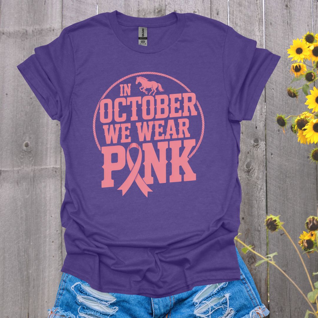 We Wear Pink Horse T-Shirt