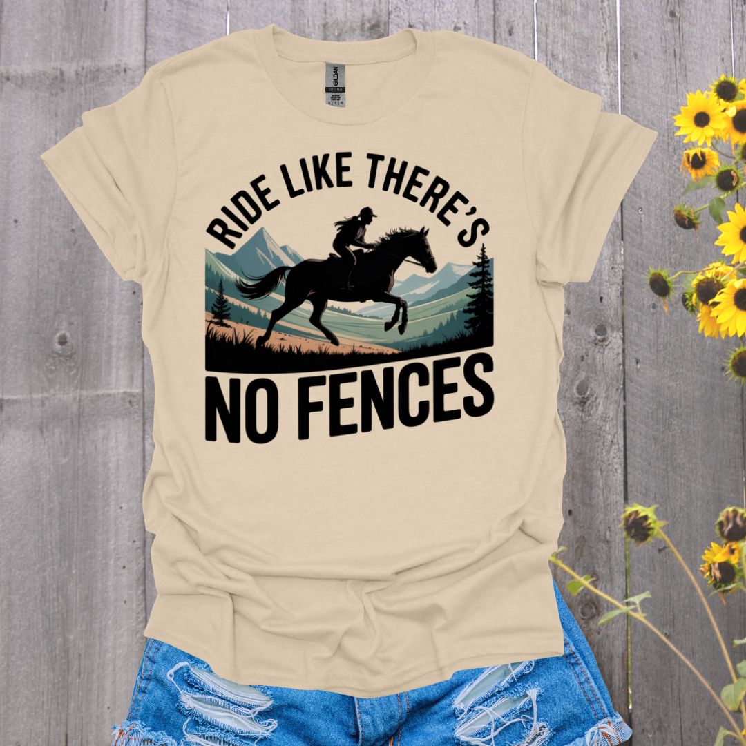No Fences Horse T-Shirt
