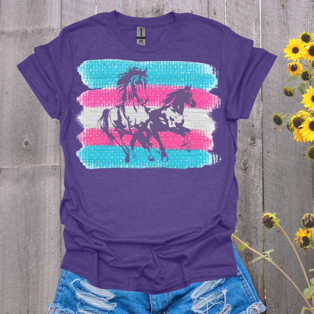 Trans Flag Horse T-Shirt