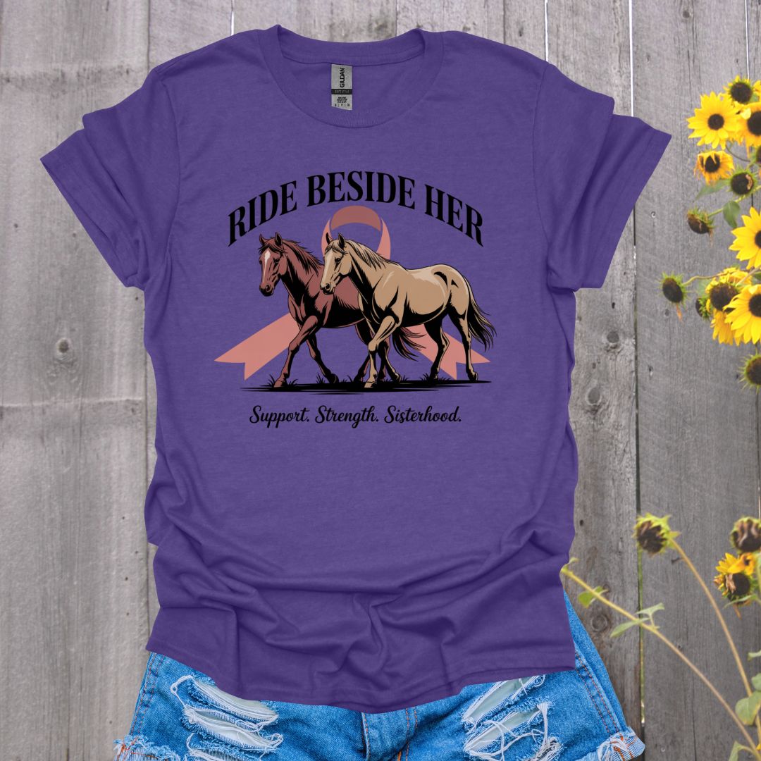 Ride Beside Her Horse T-Shirt