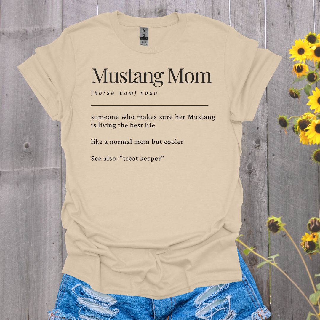 Mustang Mom Horse T-shirt