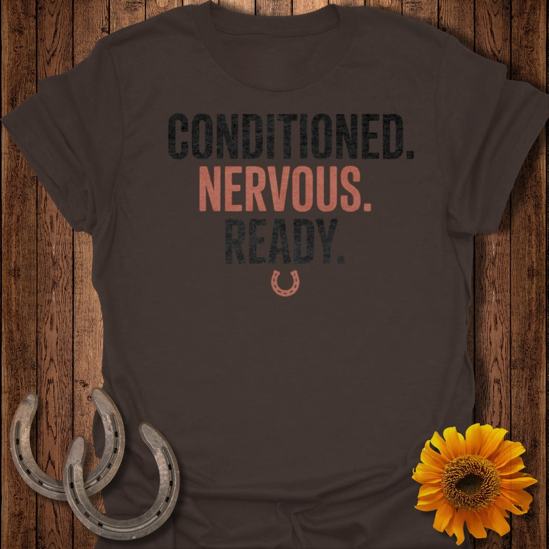 CONDITIONED NERVOUS READY Graphic T-Shirt Product