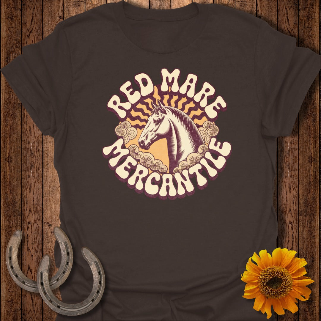 Red Mare Mercantile Graphic Horse Design Shirt
