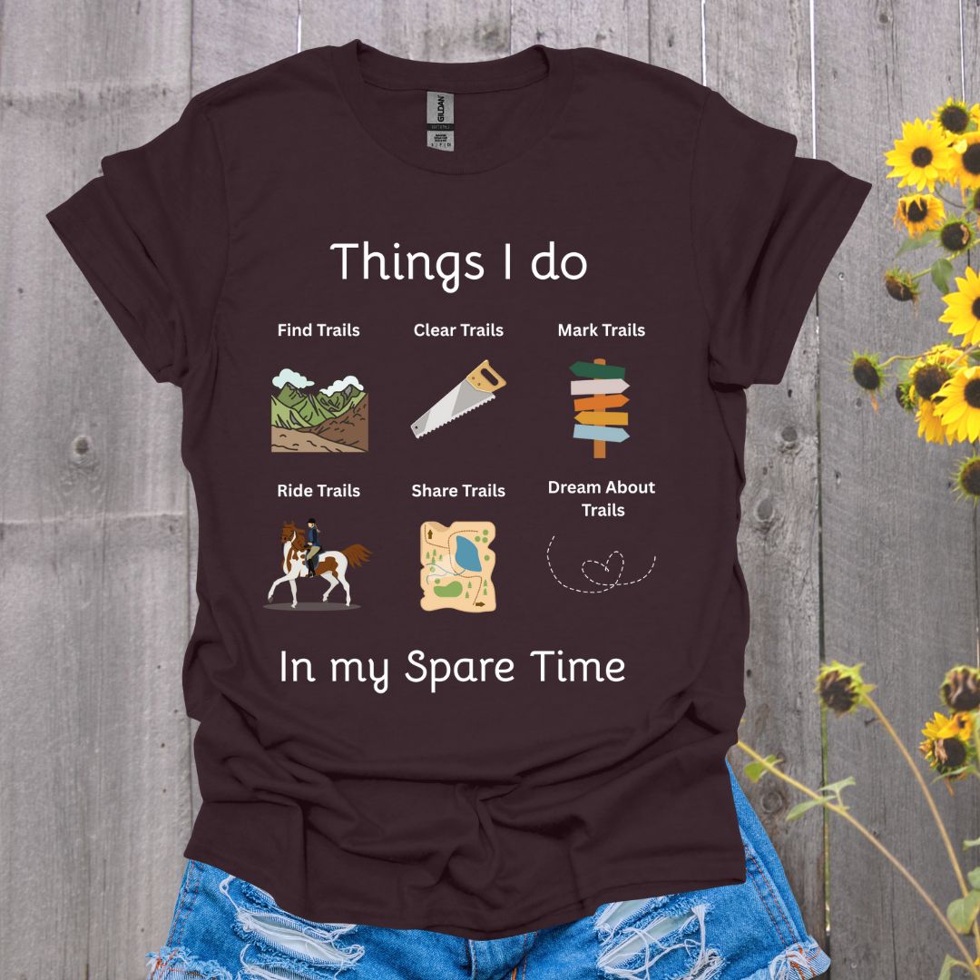 Things I Do Horse T-Shirt