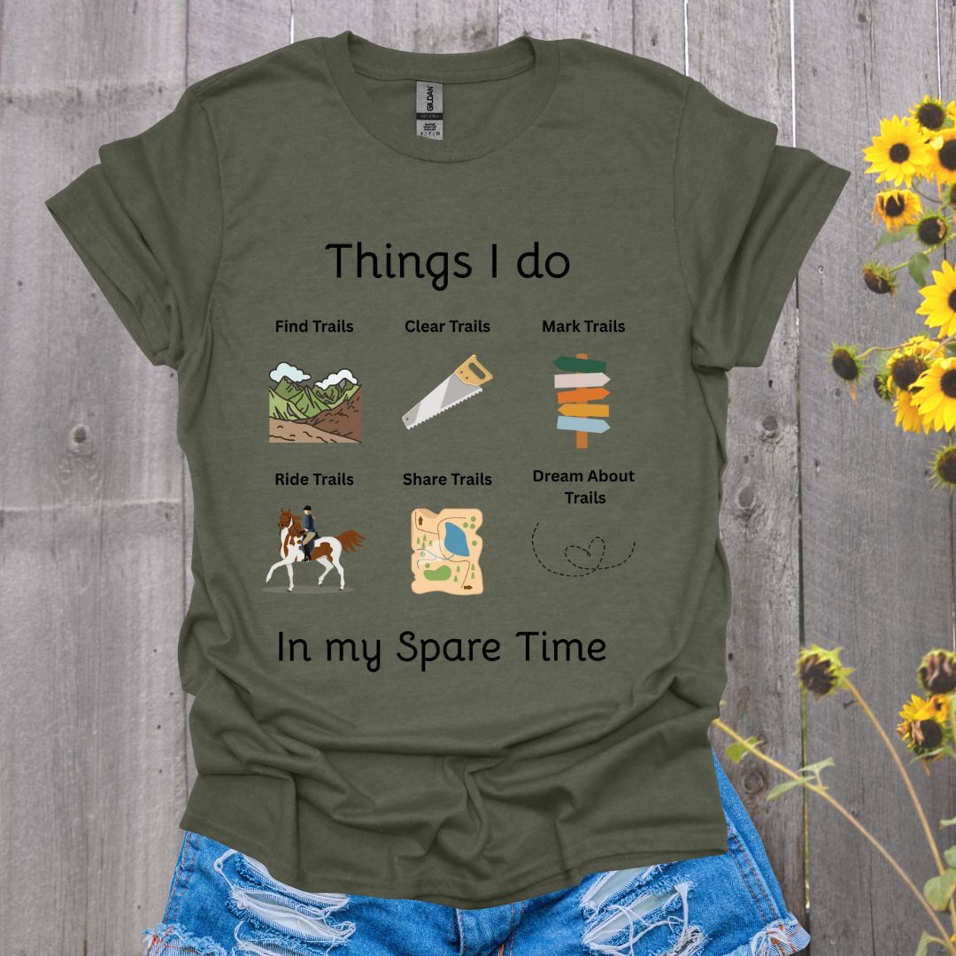 Things I Do Horse T-Shirt