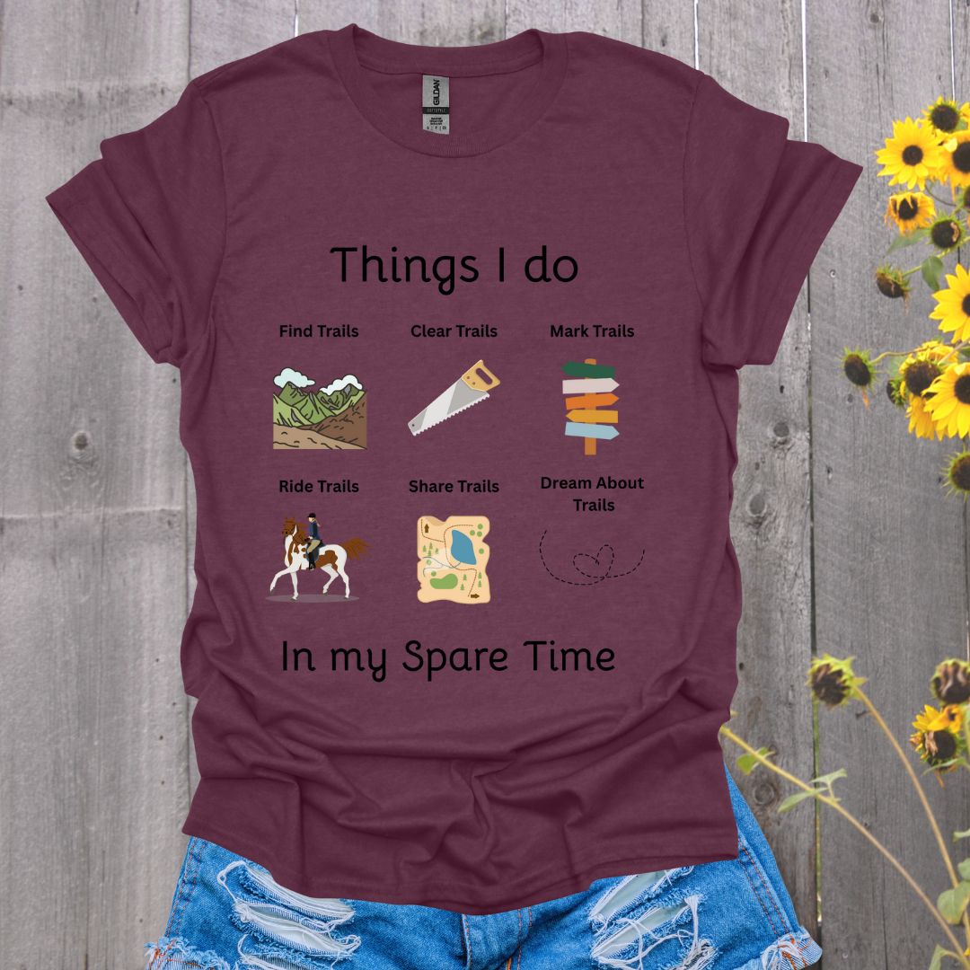 Things I Do Horse T-Shirt