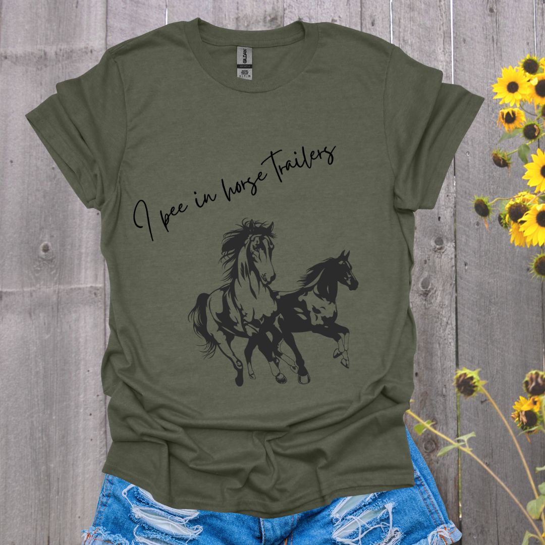 I Pee in Horse Trailers T-Shirt