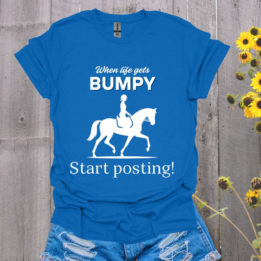 Start Posting - English Rider Horse T-Shirt
