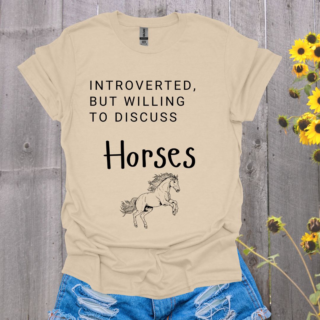 Introverted Horses T-Shirt