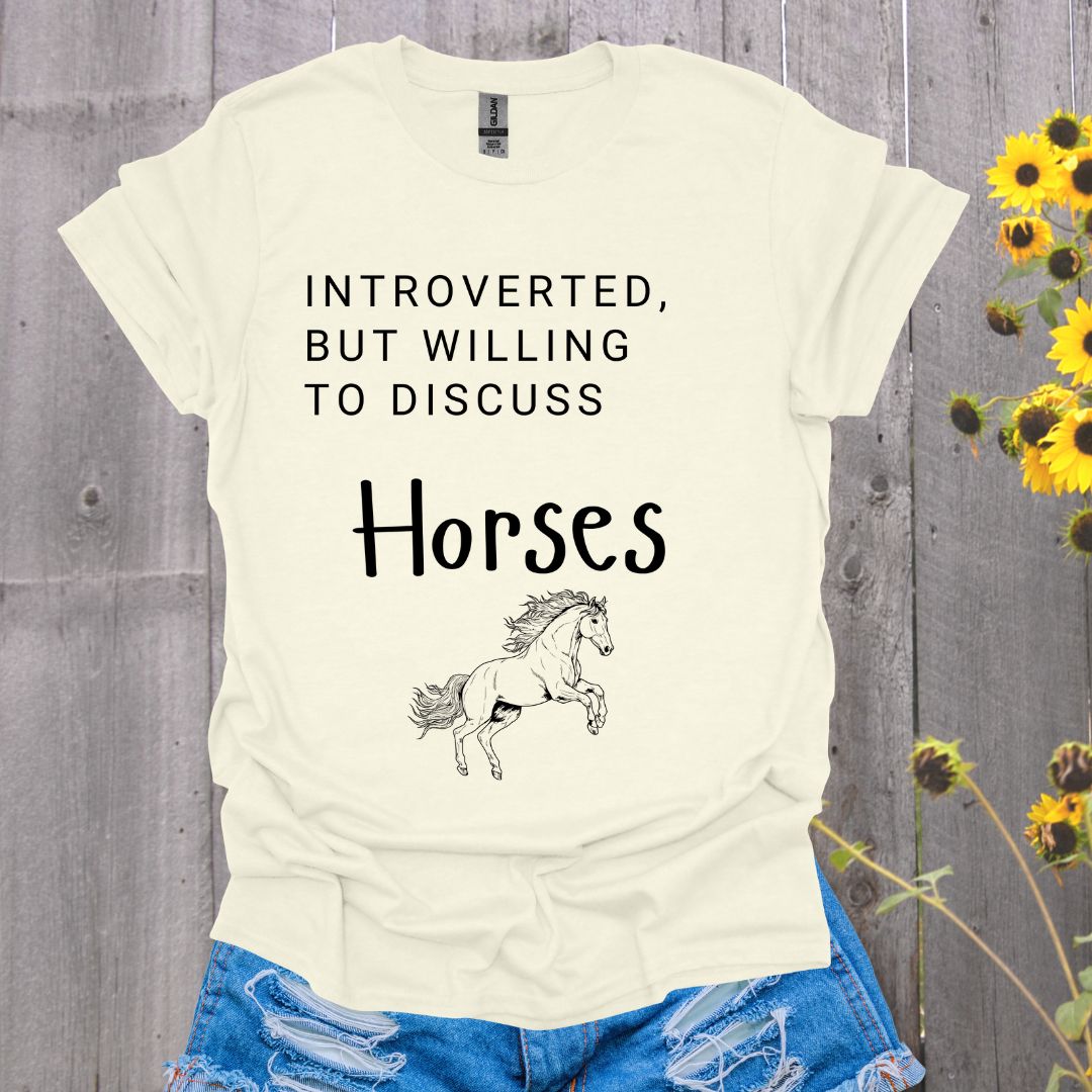 Introverted Horses T-Shirt
