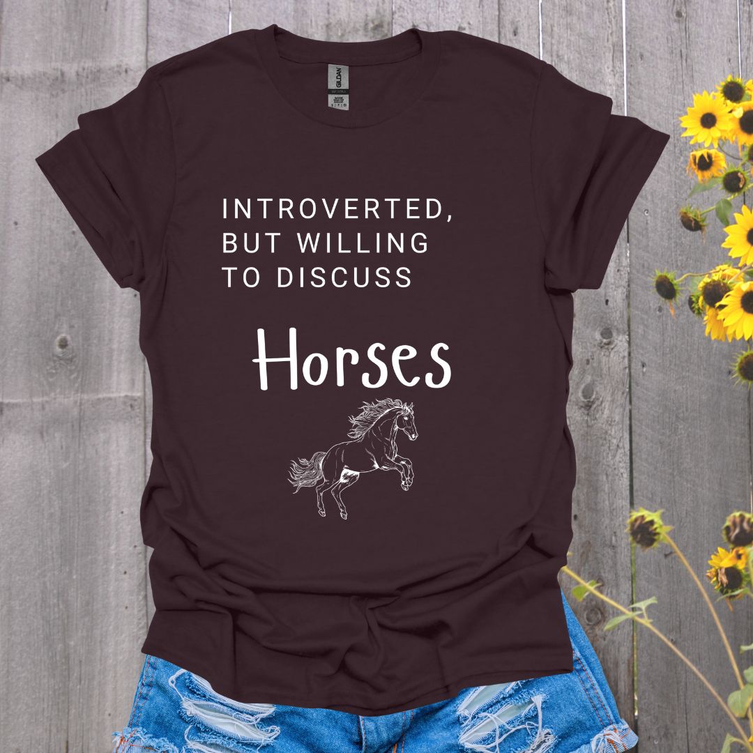 Introverted Horses T-Shirt