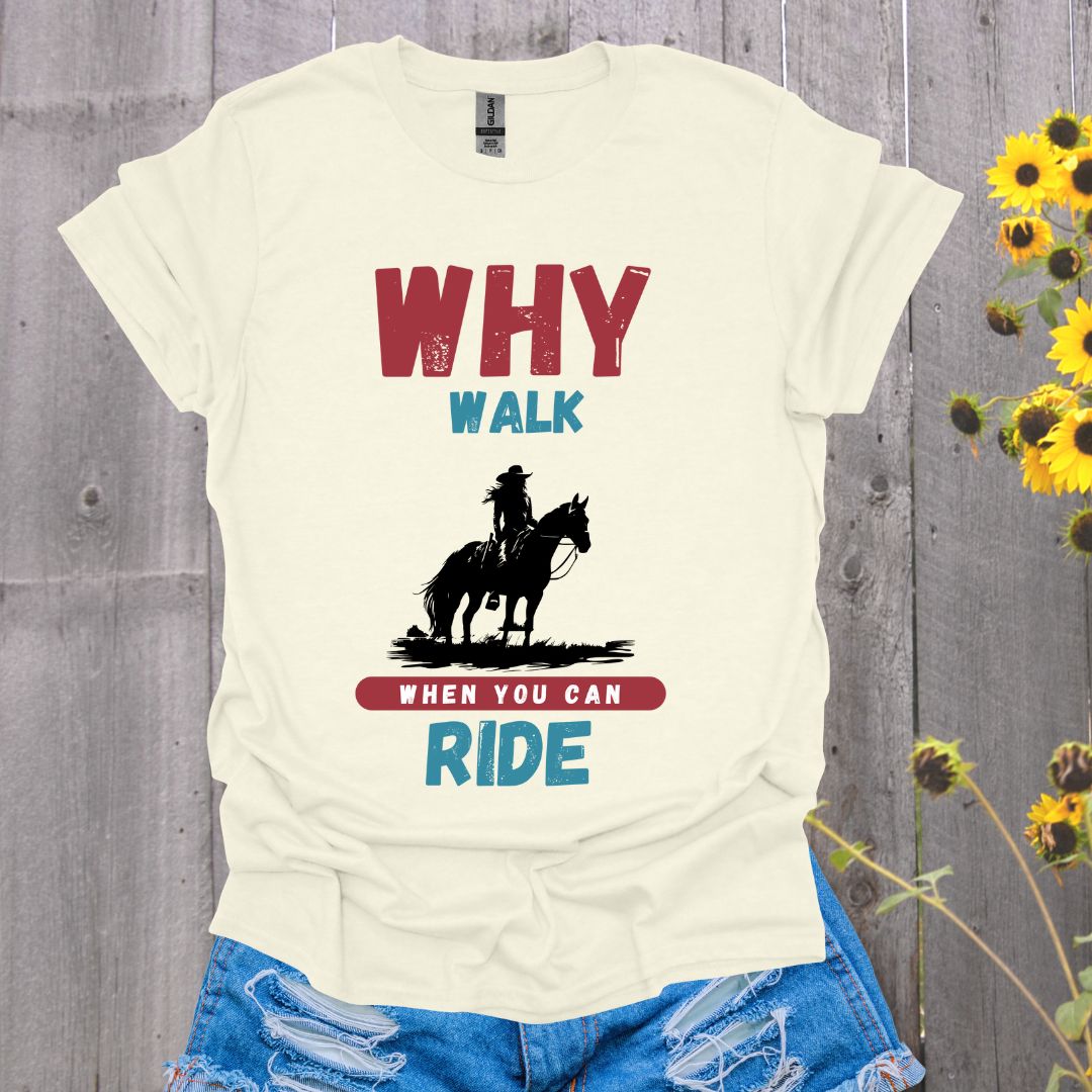 Why Walk Horse T-Shirt
