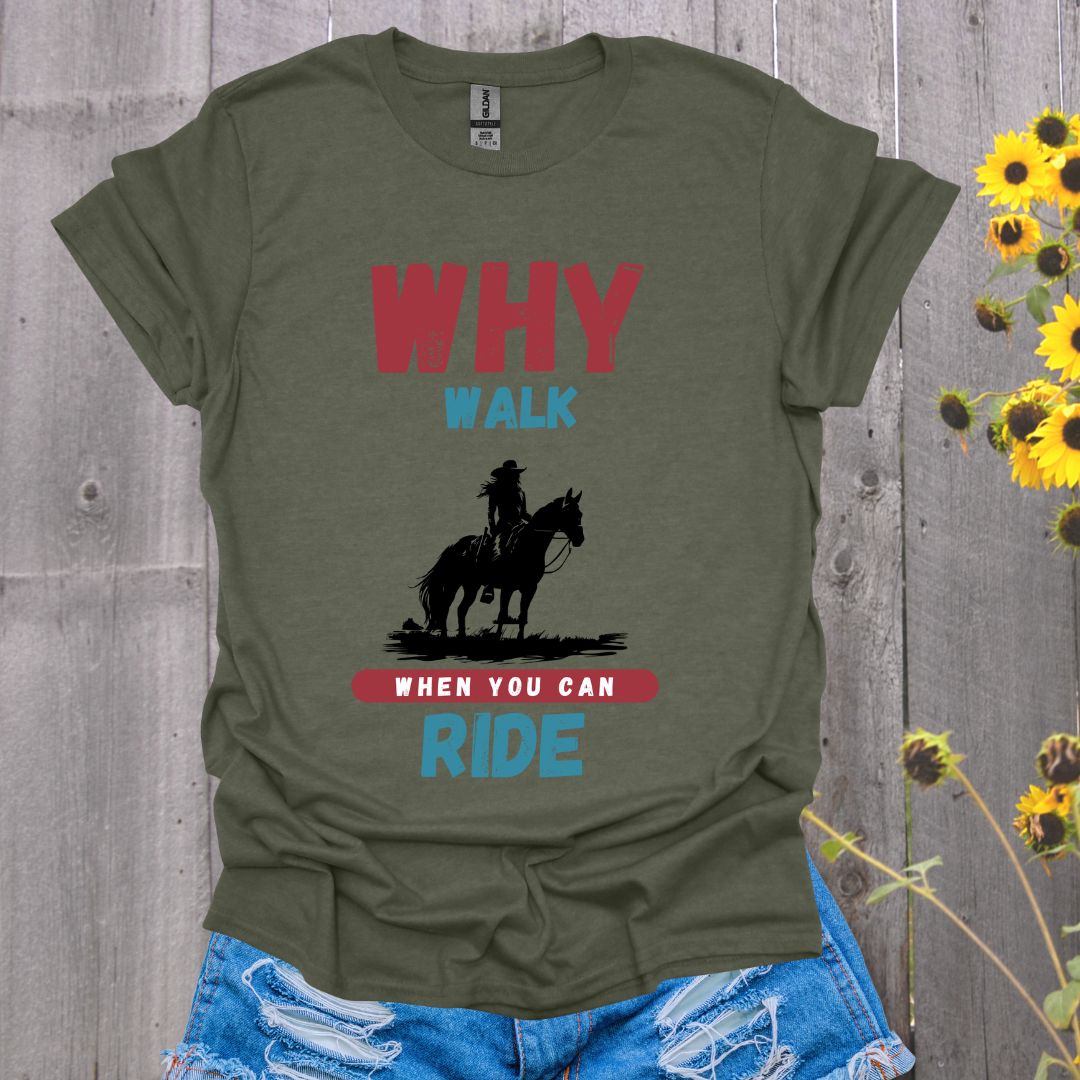 Why Walk Horse T-Shirt