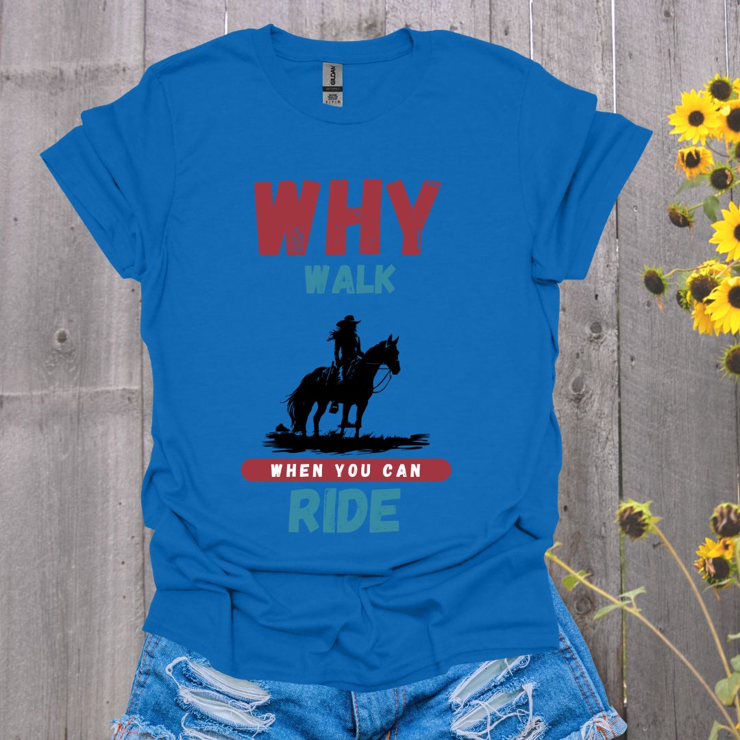 Why Walk Horse T-Shirt