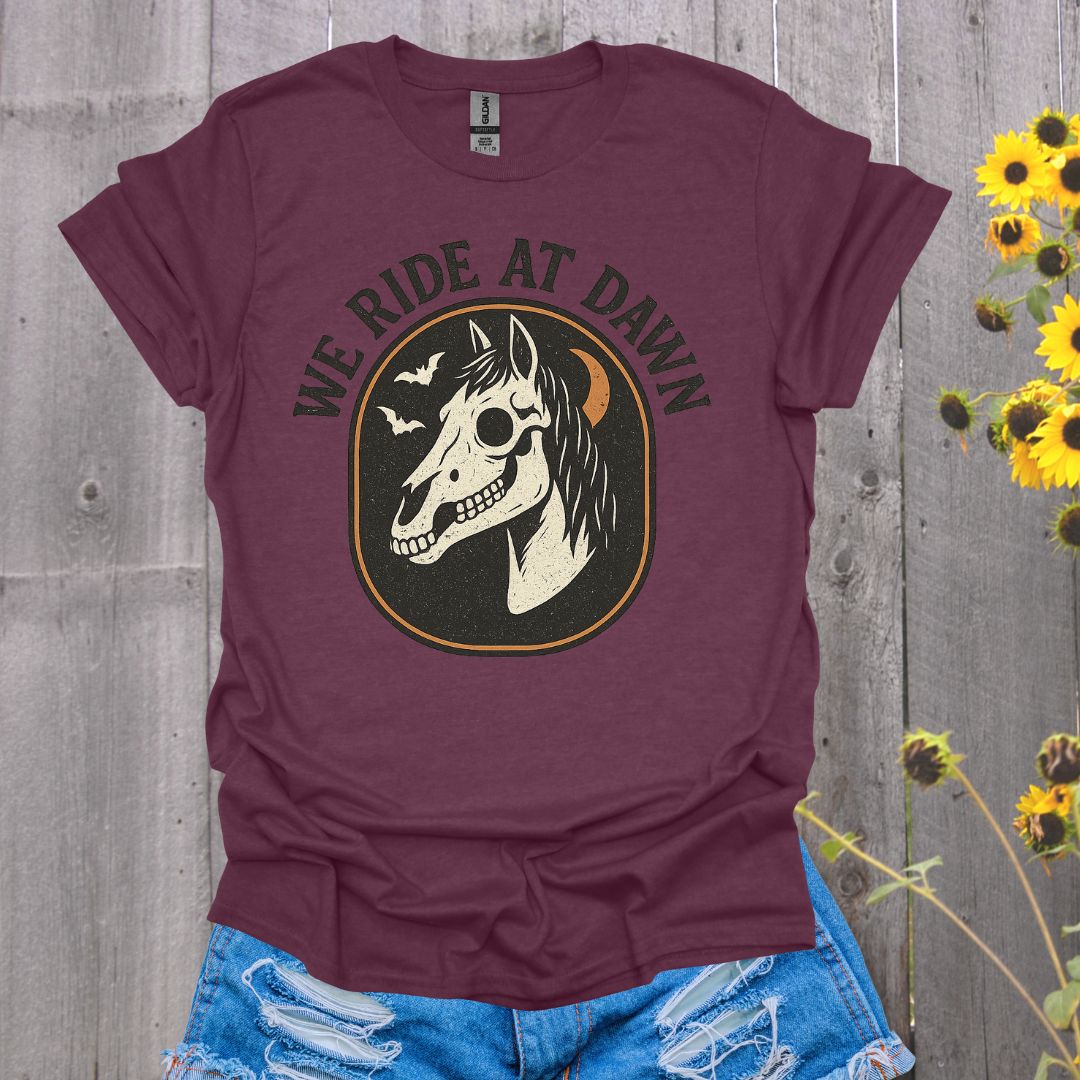 We Ride At Dawn Horse T-Shirt