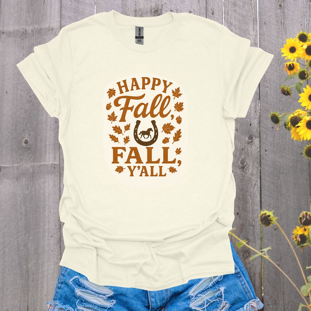 Happy Fall Horse T-Shirt