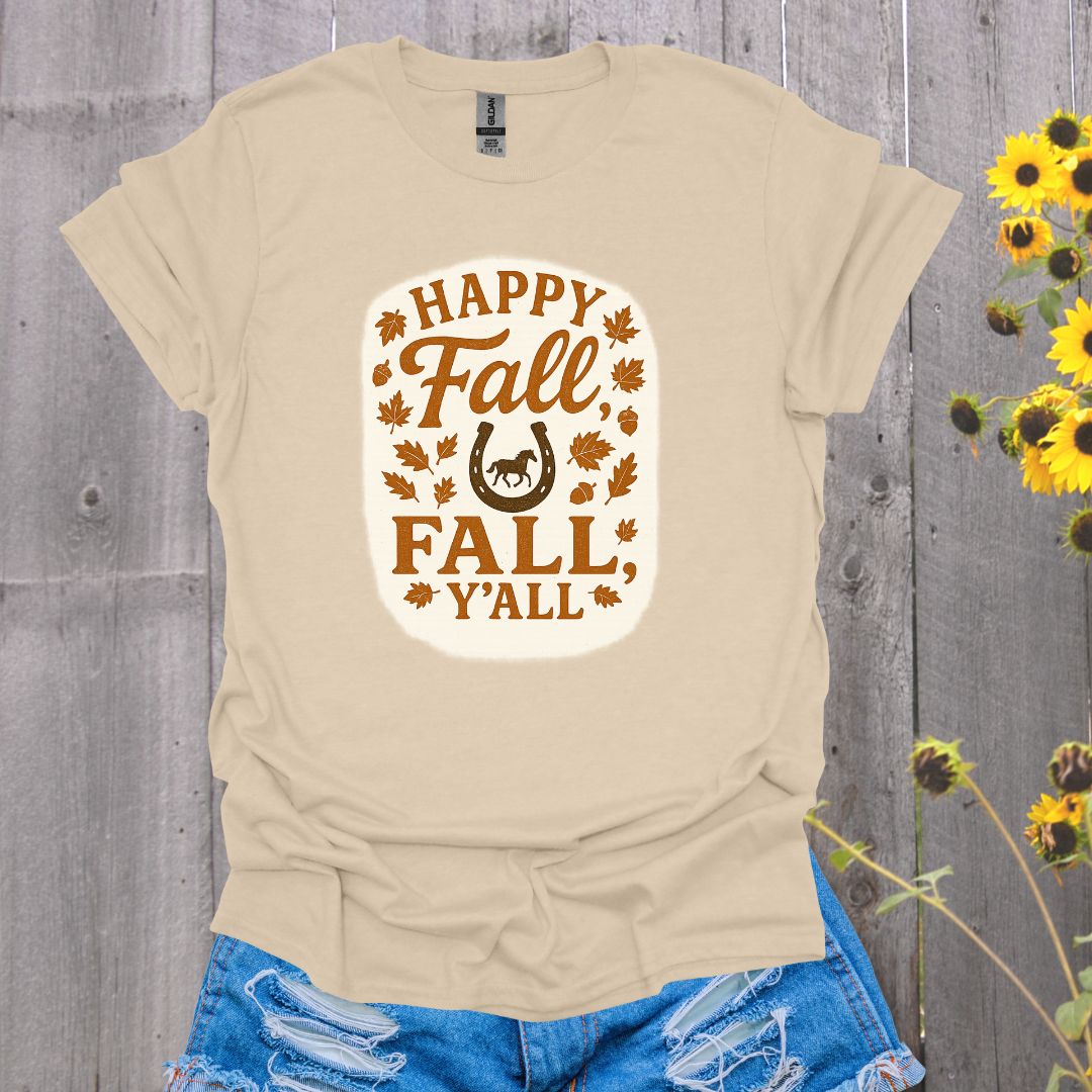 Happy Fall Horse T-Shirt