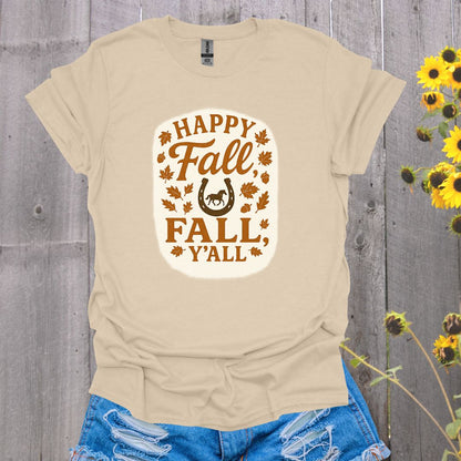 Happy Fall Horse T-Shirt