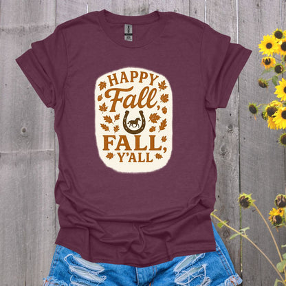 Happy Fall Horse T-Shirt