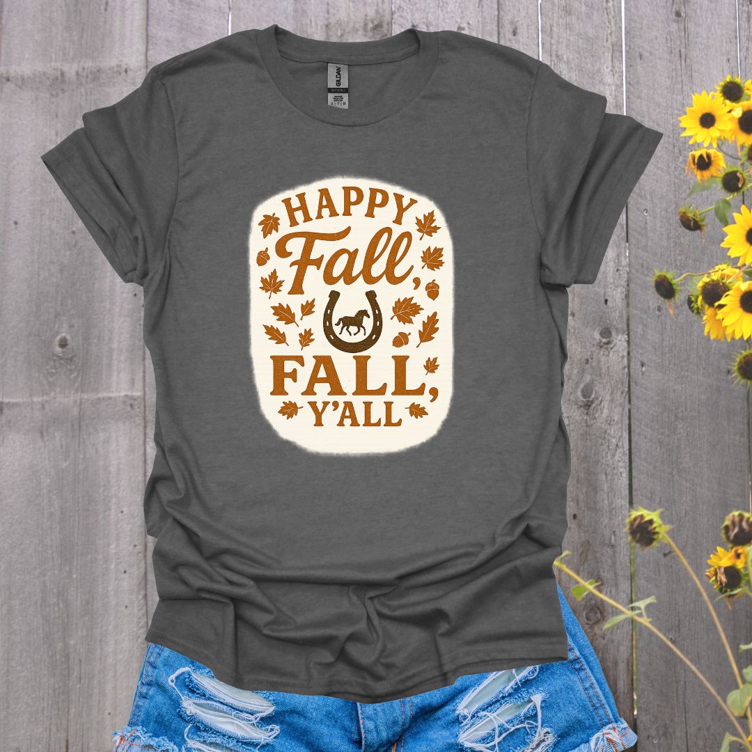 Happy Fall Horse T-Shirt