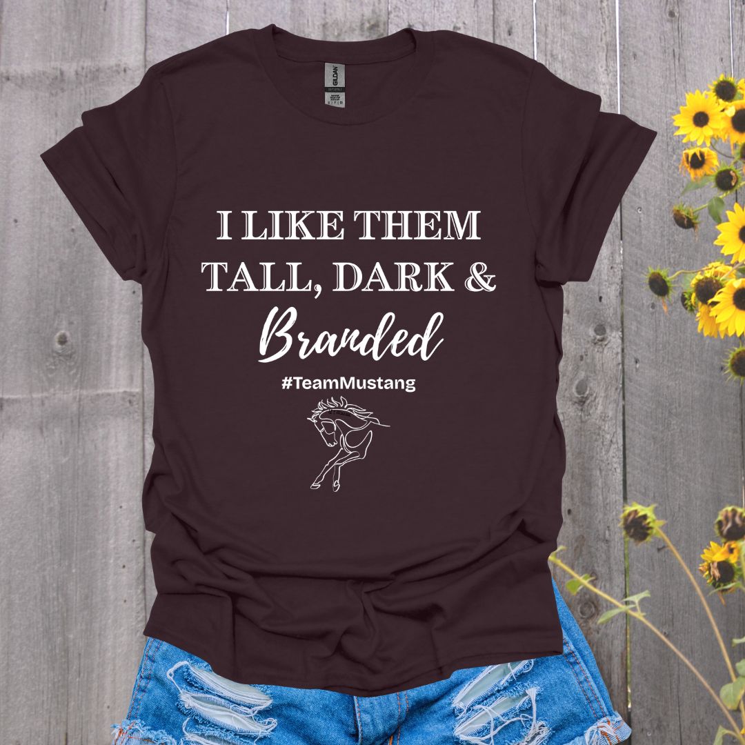 Branded Mustang Horse T-Shirt