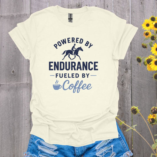 Fueled By Coffee Horse T-Shirt