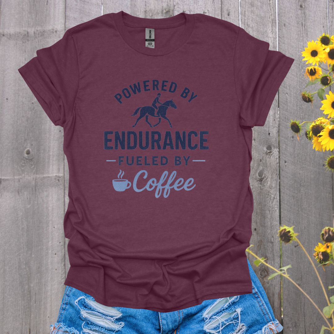 Fueled By Coffee Horse T-Shirt