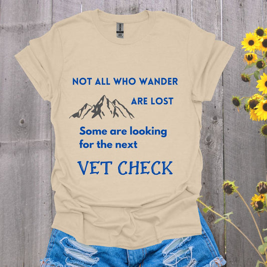 All Who Wander Horse T-Shirt