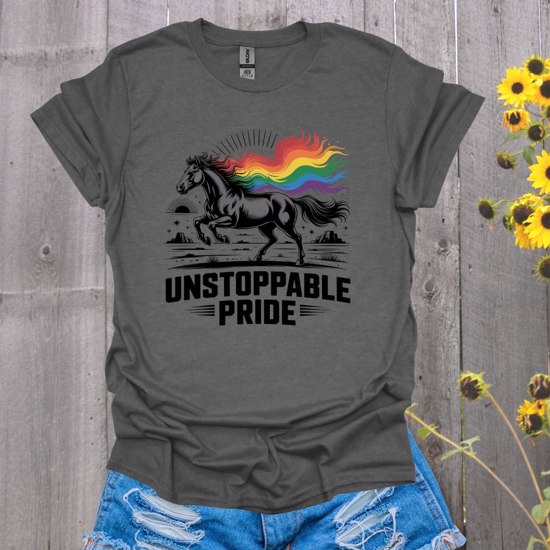 Unstoppable Pride Horse T-Shirt