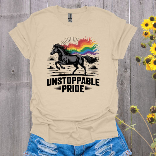 Unstoppable Pride Horse T-Shirt