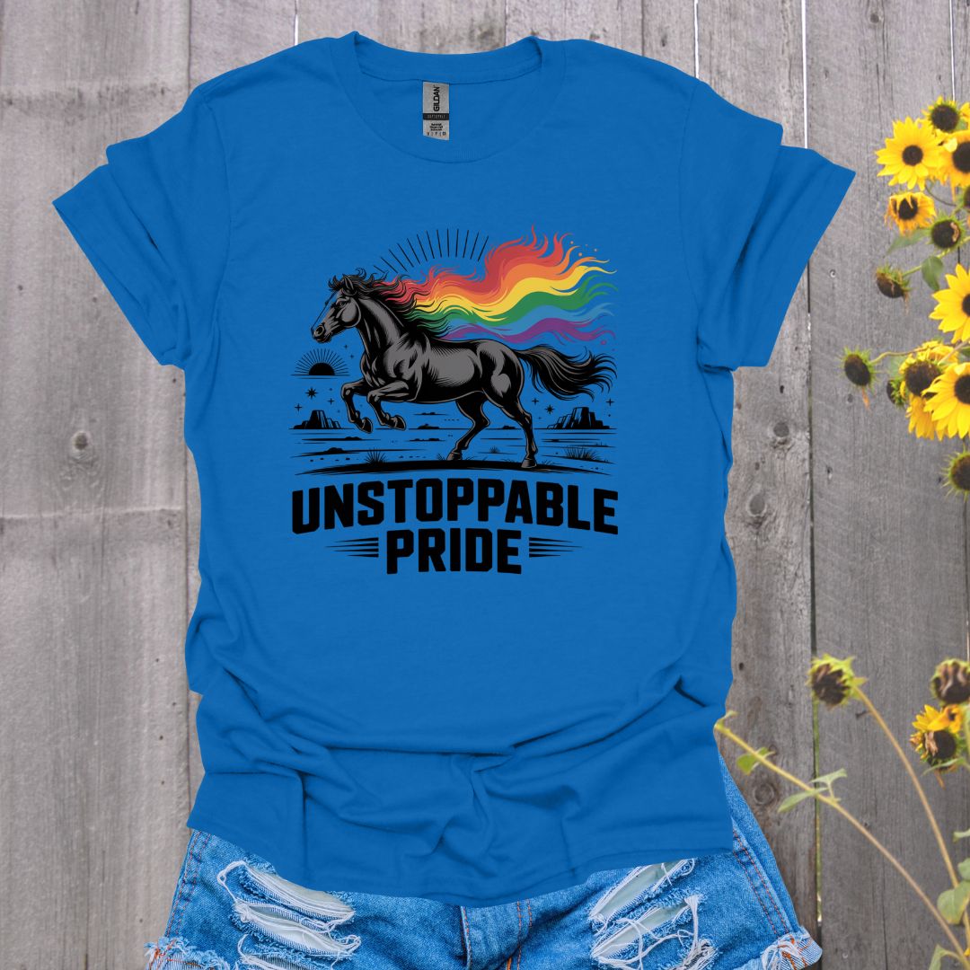 Unstoppable Pride Horse T-Shirt