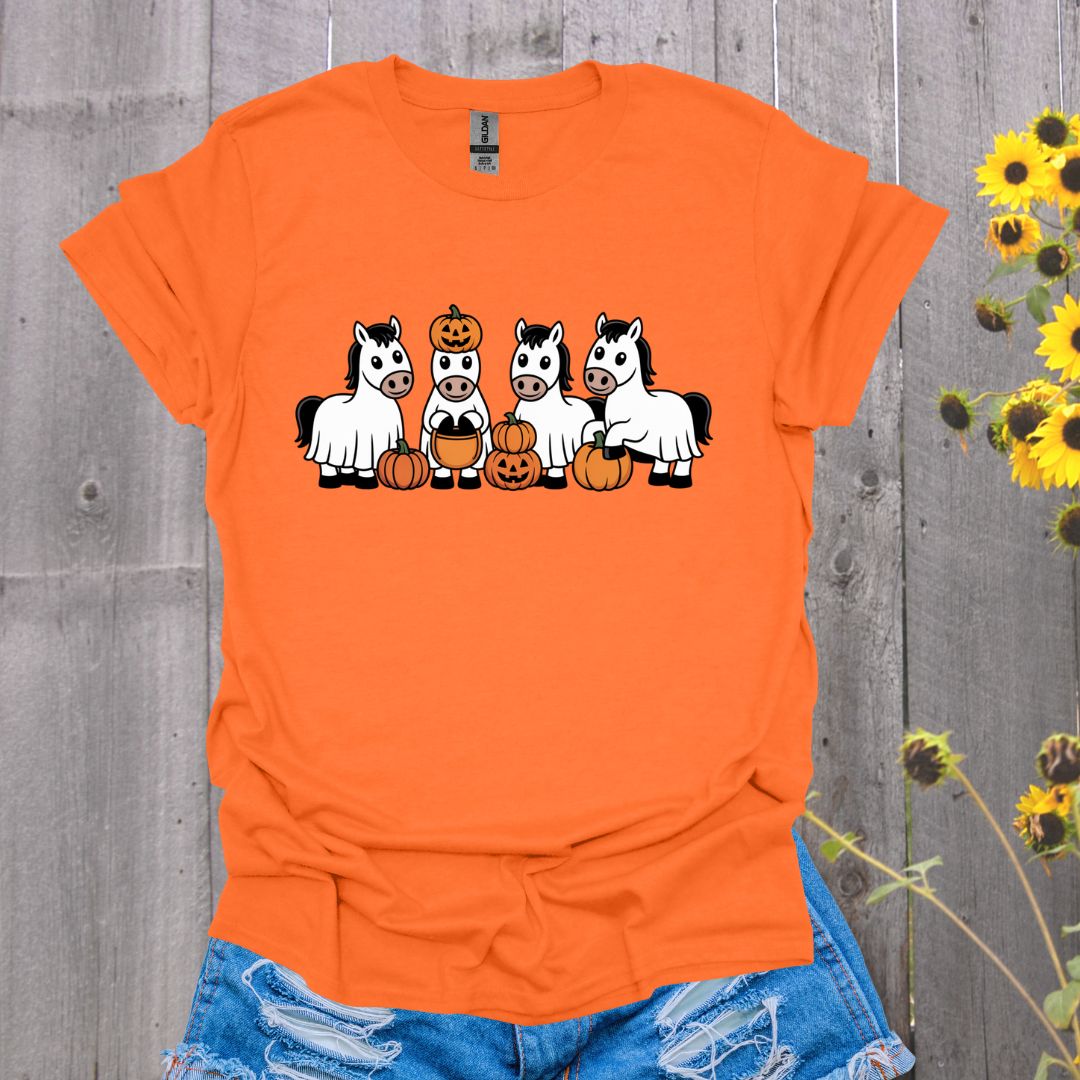 Ponies and Pumpkins Horse T-Shirt