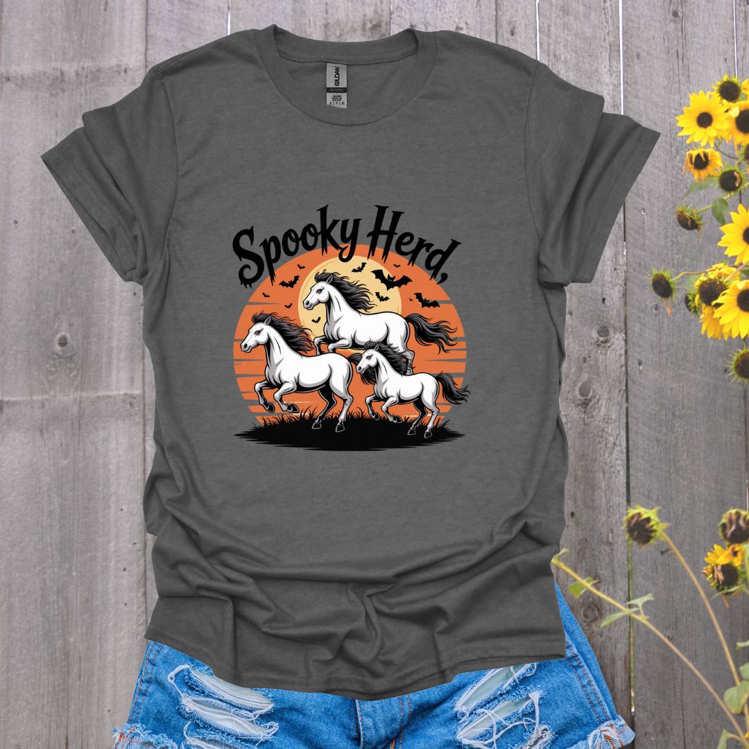 Spooky Herd Horse T-Shirt