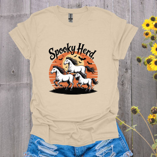 Spooky Herd Horse T-Shirt