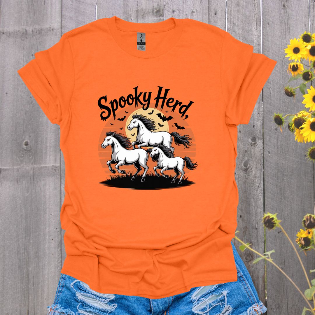 Spooky Herd Horse T-Shirt