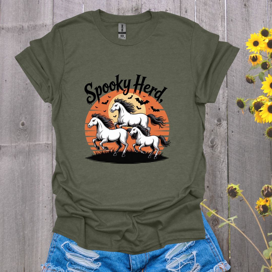 Spooky Herd Horse T-Shirt