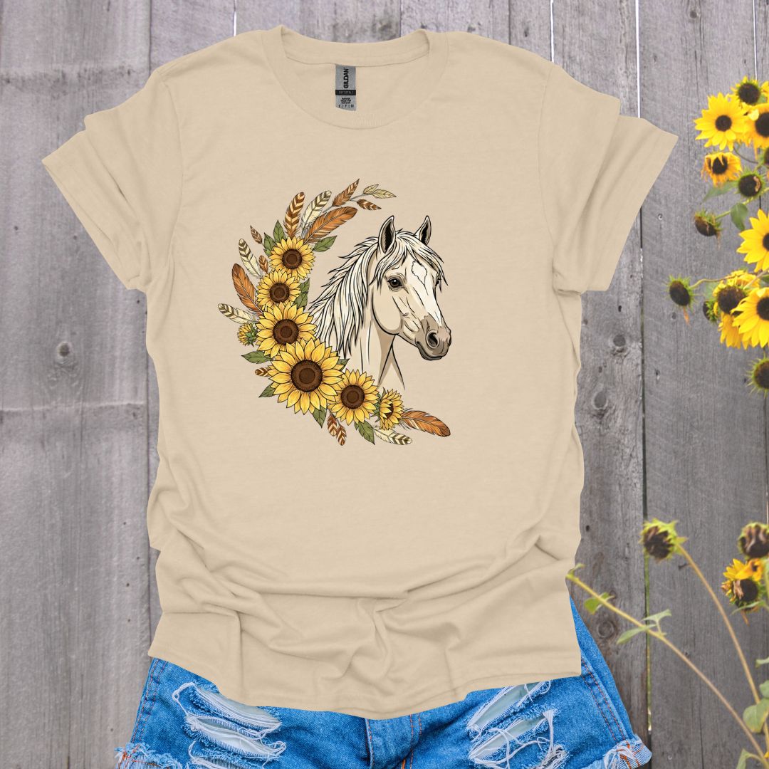 Sunflower Horse T-Shirt