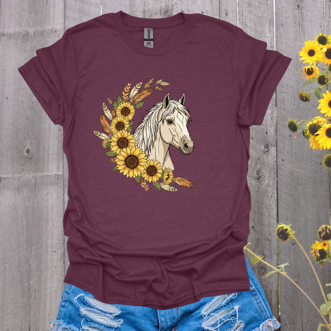 Sunflower Horse T-Shirt