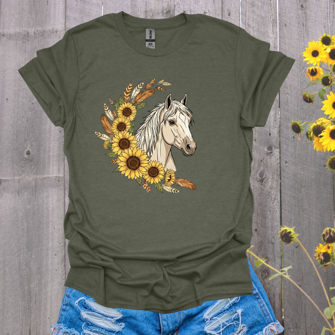 Sunflower Horse T-Shirt