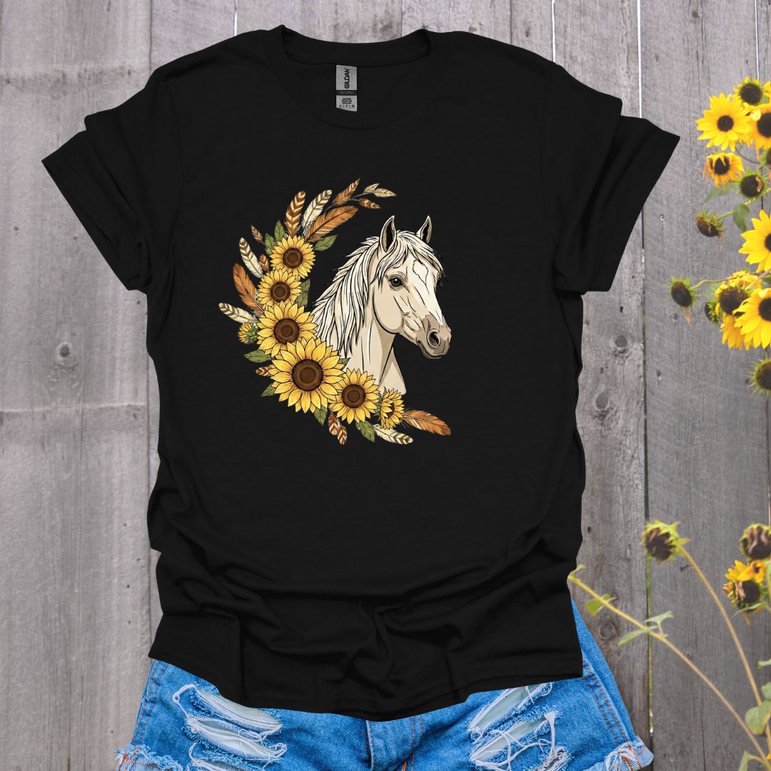 Sunflower Horse T-Shirt