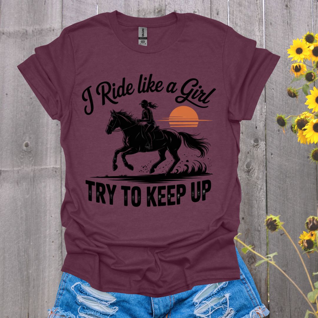 Ride Like a Girl Horse T-Shirt
