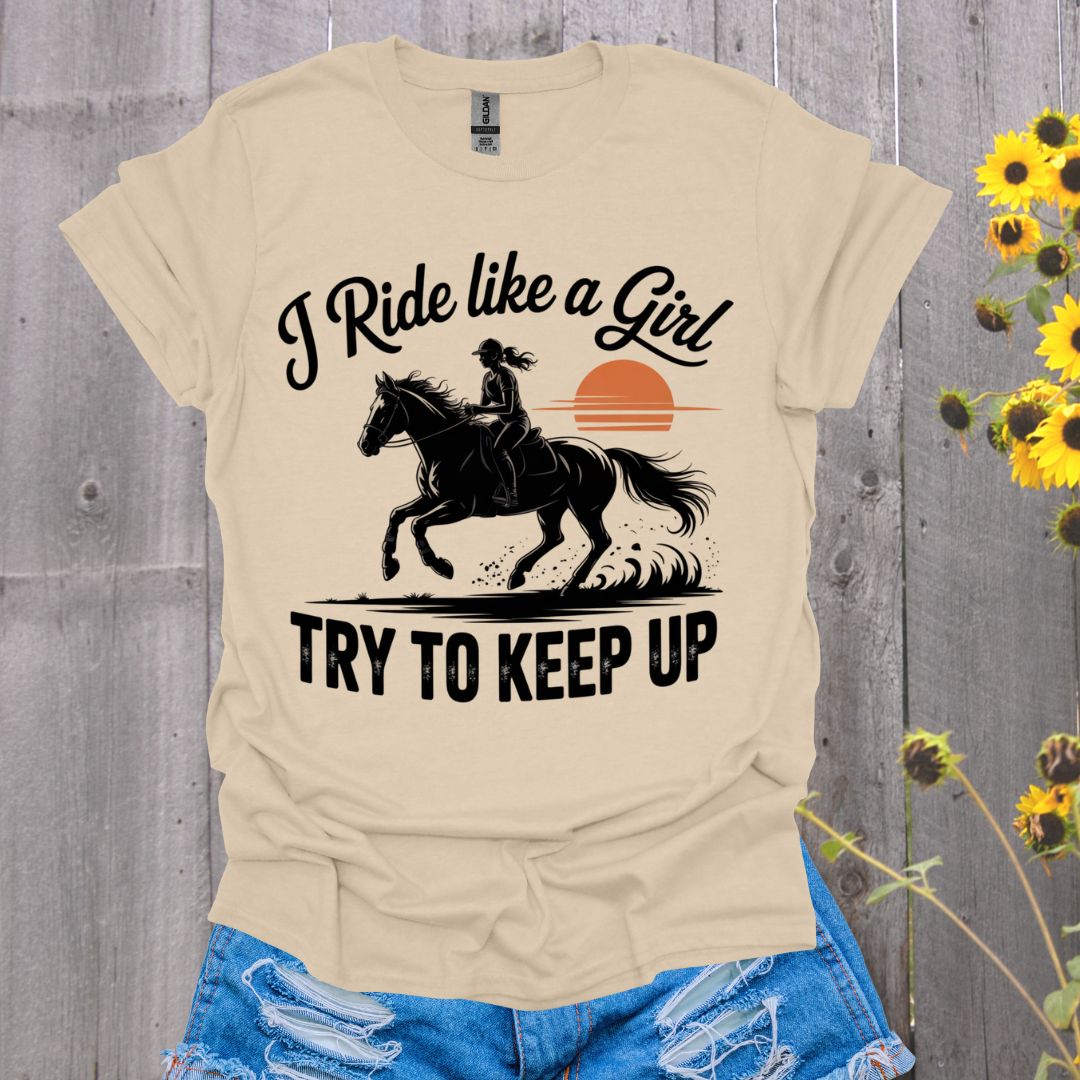 Ride Like a Girl Horse T-Shirt