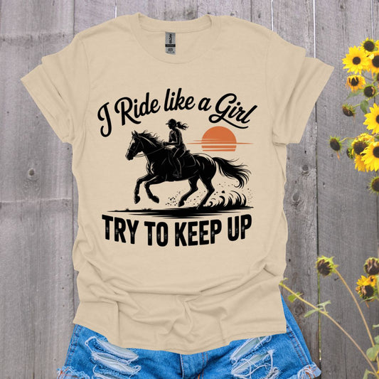 Ride Like a Girl Horse T-Shirt