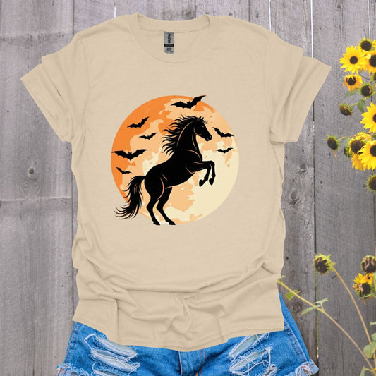 Halloween Moon Horse T-Shirt