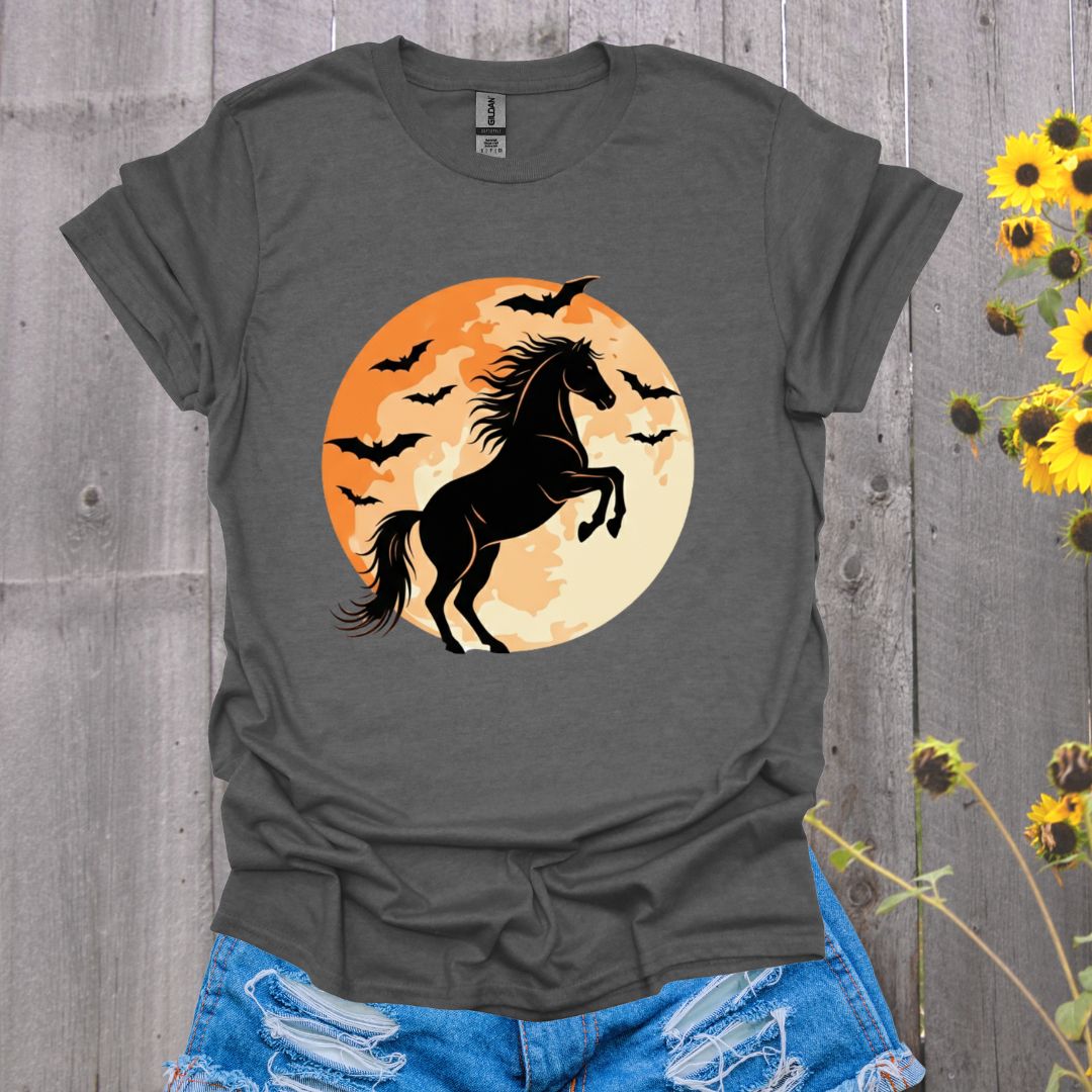 Halloween Moon Horse T-Shirt