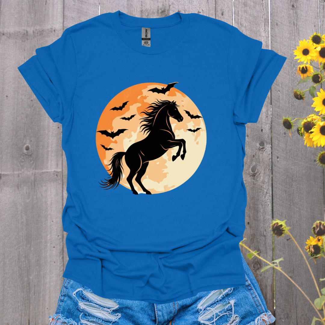Halloween Moon Horse T-Shirt