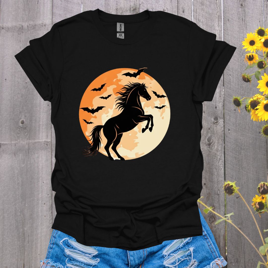 Halloween Moon Horse T-Shirt